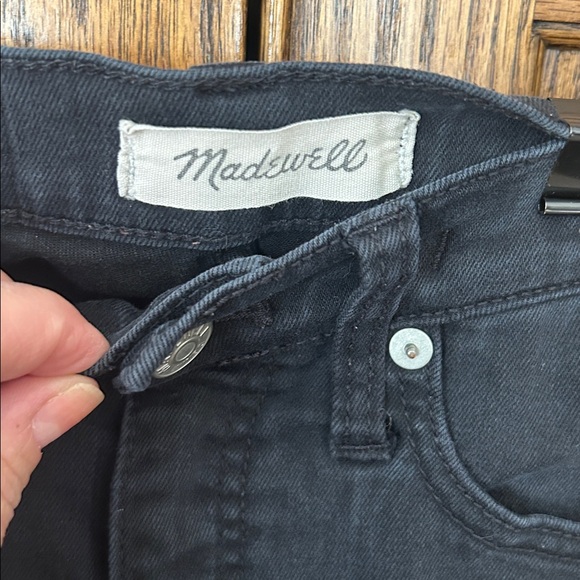 Madewell black 9” high rise skinny jeans denim stretchy minimalist capsule 24 - Picture 4 of 7